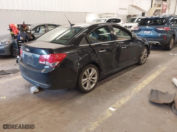 2012 Chevrolet Cruze LTZ with VIN 1G1PH5SC3C7224024, listed as a IAAI auction lot 41789402 with 139,273 mi miles. Bid and sale history available at carsss.com. Image 4.
