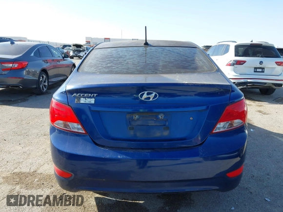 2015 Hyundai Accent GLS with VIN KMHCT4AE5FU907085, listed as a IAAI auction lot 41844688 with 156,384 mi miles. Bid and sale history available at carsss.com. Image 16.