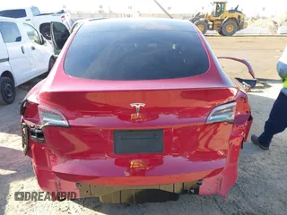 2025 Tesla Model Y Long Range with VIN 7SAYGDED8SF223993, listed as a IAAI auction lot 41743146 with 4,866 mi miles and . Bid and sale history available at DreamBid. Image 17.