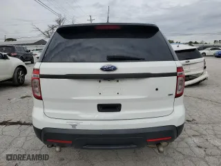 2014 Ford Utility Police Interceptor with VIN 1FM5K8AR1EGB85570, listed as a Copart auction lot 76068344 with 130,379 mi miles and Clean Title. Bid and sale history available at carsss.com. Image 6.