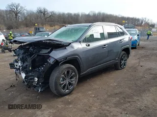 2024 Toyota RAV4 Hybrid XLE Premium with VIN JTMB6RFV8RD151477, listed as a IAAI auction lot 41538619 with 2,294 mi miles. Bid and sale history available at carsss.com. Image 2.