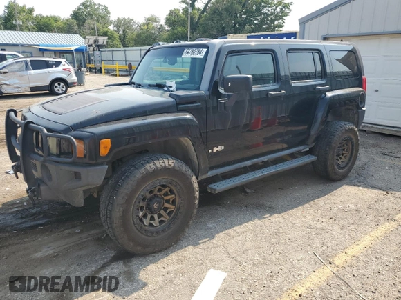 2006 Hummer H3 with VIN 5GTDN136468183723, listed as a Copart auction lot 64780784 with 179,434 mi miles and Salvage Title. Bid and sale history available at carsss.com. Image 1.