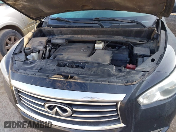 2015 Infiniti QX60 with VIN 5N1AL0MM1FC542896, listed as a IAAI auction lot 41673442 with 138,458 mi miles. Bid and sale history available at carsss.com. Image 10.