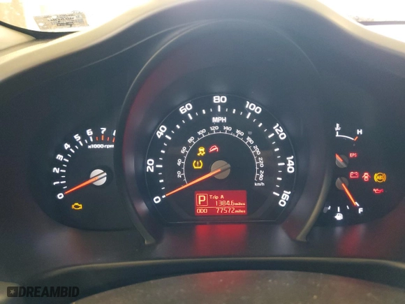 2015 Kia Sportage LX with VIN KNDPB3AC9F7713594, listed as a Copart auction lot 65375254 with 77,572 mi miles and Salvage Title. Bid and sale history available at carsss.com. Image 9.