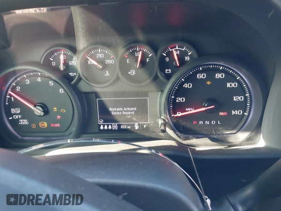 2025 Chevrolet Silverado 1500 with VIN 3GCPKCEK4SG161597, listed as a IAAI auction lot 41833048 with 852 mi miles and . Bid and sale history available at DreamBid. Image 7.