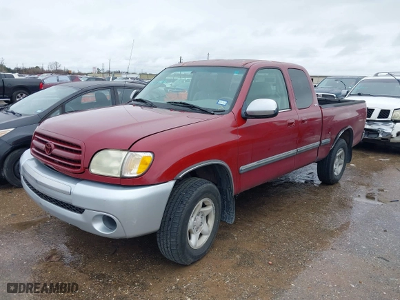 2002 Toyota Tundra SR5 with VIN 5TBRT34172S291804, listed as a IAAI auction lot 41560430 with 195,862 mi miles. Bid and sale history available at carsss.com. Image 2.