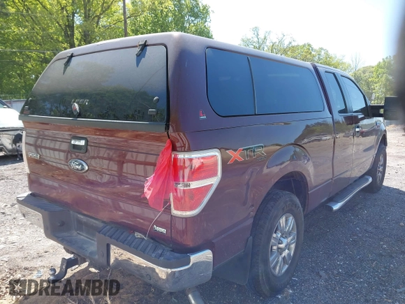2010 Ford F-150 XL with VIN 1FTFX1EV6AFC58618, listed as a IAAI auction lot 42029696 with 128,258 mi miles. Bid and sale history available at carsss.com. Image 4.