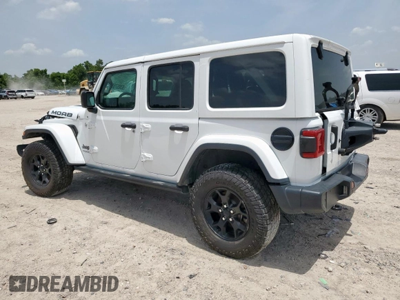 2018 Jeep Wrangler Unlimited Sahara with VIN 1C4HJXEG5JW294430, listed as a Copart auction lot 63057595 with 86,609 mi miles and Salvage title. Bid and sale history available at DreamBid. Image 2.