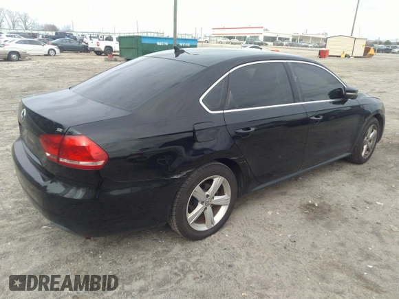 2013 Volkswagen Passat SE with VIN 1VWBH7A33DC126843, listed as a IAAI auction lot 41530732 with 170,910 mi miles and . Bid and sale history available at DreamBid. Image 4.