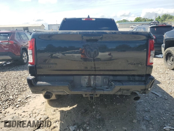 2019 Ram 1500 Big Horn with VIN 1C6SRFFT0KN870198, listed as a Copart auction lot 55661905 with 103,716 mi miles and Salvage title. Bid and sale history available at DreamBid. Image 6.