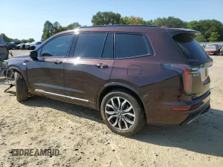 2021 Cadillac XT6 Sport with VIN 1GYKPGRS1MZ141432, listed as a Copart auction lot 75810734 with 56,925 mi miles and Salvage title. Bid and sale history available at DreamBid. Image 2.