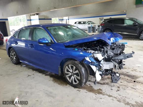 2023 Honda Civic Sedan LX with VIN 2HGFE2F27PH542414, listed as a Copart auction lot 71877214 with 21,492 mi miles and Salvage Title. Bid and sale history available at carsss.com. Image 4.