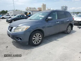 2014 Nissan Pathfinder Platinum z VIN 5N1AR2MN6EC696764, wystawiony jako Copart lot #59055375 z przebiegiem 266 878 mil mil oraz Czysty tytuł • Clean title. Historia ofert i sprzedaży dostępna na DreamBid. Obrazek 1.