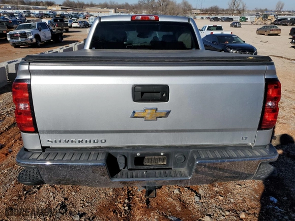 2018 Chevrolet Silverado 1500 LT with VIN 3GCUKREC4JG298407, listed as a Copart auction lot 89132105 with 0 mi miles and Salvage Title. Bid and sale history available at carsss.com. Image 6.