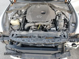 2017 Infiniti Q50 2.0t Premium with VIN JN1CV7AR7HM682645, listed as a Copart auction lot 83334894 with 0 mi miles and Salvage Title. Bid and sale history available at carsss.com. Image 11.