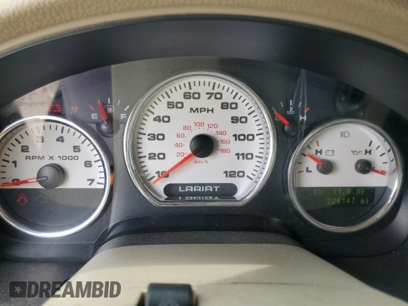 2006 Ford F-150 XLT z VIN 1FTPW12V56KD38602, wystawiony jako Copart lot #54866565 z przebiegiem 226 147 mil mil oraz Szkoda całkowita • Salvage title. Historia ofert i sprzedaży dostępna na DreamBid. Obrazek 9.