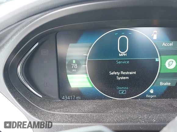 2020 Chevrolet Bolt EV LT z VIN 1G1FY6S06L4129658, wystawiony jako IAAI lot #42372460 z przebiegiem 43 417 mil mil oraz . Historia ofert i sprzedaży dostępna na DreamBid. Obrazek 7.
