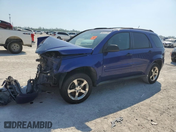 2007 Chevrolet Equinox LS with VIN 2CNDL13F976012952, listed as a Copart auction lot 50157255 with 219,972 mi miles and Salvage Title. Bid and sale history available at carsss.com. Image 1.