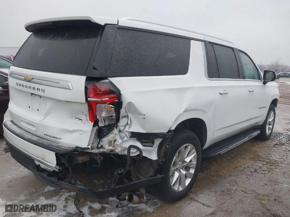 2023 Chevrolet Suburban Premier with VIN 1GNSKFKDXPR511900, listed as a IAAI auction lot 41565726 with 30,769 mi miles. Bid and sale history available at carsss.com. Image 4.