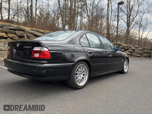 2002 BMW 5 Series 530iA with VIN WBADT634X2CH92749, listed as a Copart auction lot 51372225 with 166,586 mi miles and Clean Title. Bid and sale history available at carsss.com. Image 4.