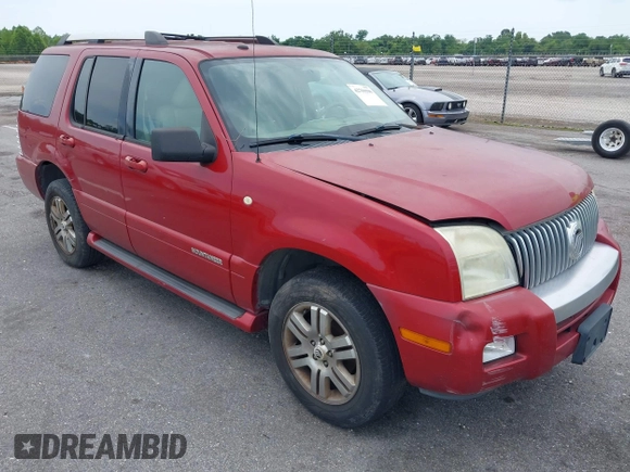 2009 Mercury Mountaineer Premier with VIN 4M2EU38E59UJ02051, listed as a IAAI auction lot 42755590 with 143,632 mi miles and . Bid and sale history available at DreamBid. Image 1.