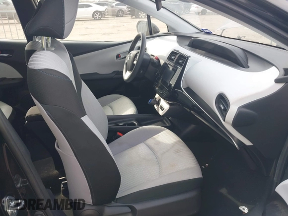 2017 Toyota Prius Two with VIN JTDKBRFU2H3052287, listed as a IAAI auction lot 41507689 with 82,205 mi miles and . Bid and sale history available at carsss.com. Image 5.