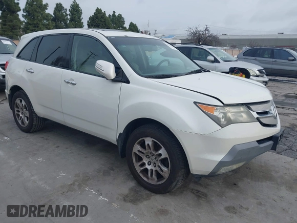 2008 Acura MDX Tech/Pwr Tail Gate with VIN 2HNYD28698H553243, listed as a IAAI auction lot 41523836 with 1 mi miles. Bid and sale history available at carsss.com. Image 1.