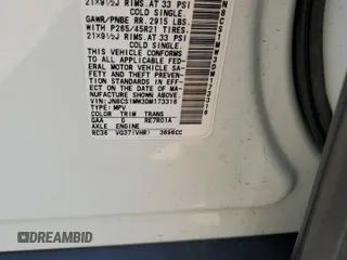 2013 Infiniti FX with VIN JN8CS1MW3DM173316, listed as a Copart auction lot 67945984 with 92,495 mi miles and Salvage Title. Bid and sale history available at DreamBid. Image 13.