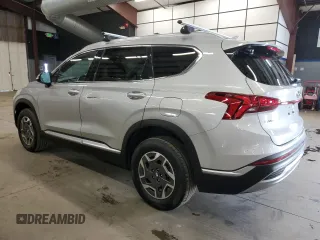 2021 Hyundai Santa Fe Hybrid Blue with VIN KM8S2DA17MU002825, listed as a Copart auction lot 86266784 with 79,221 mi miles and Clean Title. Bid and sale history available at carsss.com. Image 2.