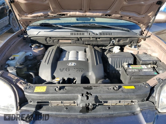 2005 Hyundai Santa Fe GLS with VIN KM8SC13D35U955102, listed as a Copart auction lot 76293854 with 107,406 mi miles and Salvage Title. Bid and sale history available at carsss.com. Image 12.