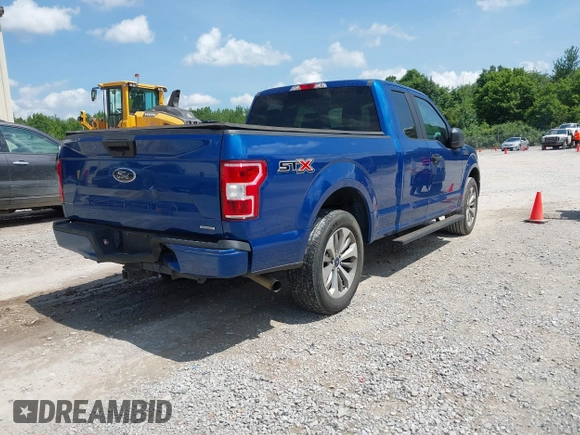2018 Ford F-150 XL with VIN 1FTEX1CP9JFB49232, listed as a IAAI auction lot 42563844 with 46,297 mi miles and . Bid and sale history available at DreamBid. Image 4.