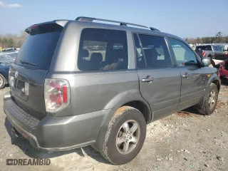2007 Honda Pilot EX-L with VIN 5FNYF18757B016148, listed as a Copart auction lot 43143735 with 314,568 mi miles and Salvage Title. Bid and sale history available at carsss.com. Image 3.