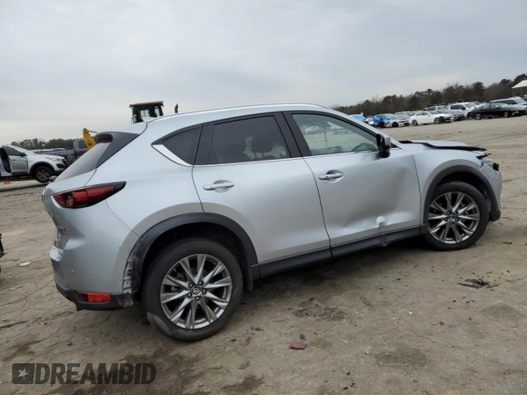 2019 Mazda CX-5 Signature with VIN JM3KFBEY4K0524182, listed as a Copart auction lot 41789115 with 52,337 mi miles and Salvage Title. Bid and sale history available at carsss.com. Image 3.