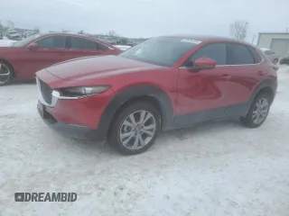 2023 Mazda CX-30 2.5 S Select Package with VIN 3MVDMBBM1PM512759, listed as a Copart auction lot 87976405 with 21,029 mi miles and Salvage Title. Bid and sale history available at carsss.com. Image 1.