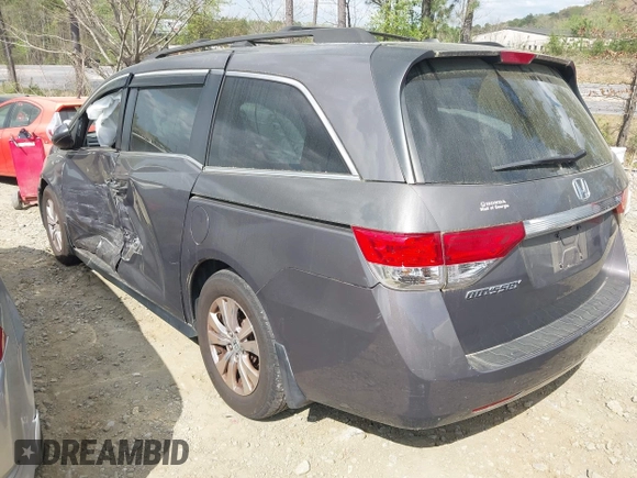 2016 Honda Odyssey EX-L with VIN 5FNRL5H61GB128957, listed as a IAAI auction lot 41953181 with 136,386 mi miles and . Bid and sale history available at DreamBid. Image 3.