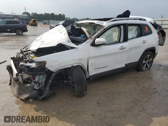 2019 Jeep Cherokee Limited with VIN 1C4PJMDX5KD135027, listed as a Copart auction lot 46635215 with 0 mi miles and Salvage Title. Bid and sale history available at carsss.com. Image 1.