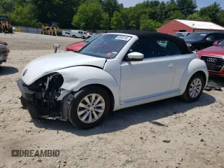 2018 Volkswagen Beetle S with VIN 3VW5DAAT7JM514853, listed as a Copart auction lot 60546195 with 62,143 mi miles and Salvage title. Bid and sale history available at DreamBid. Image 1.