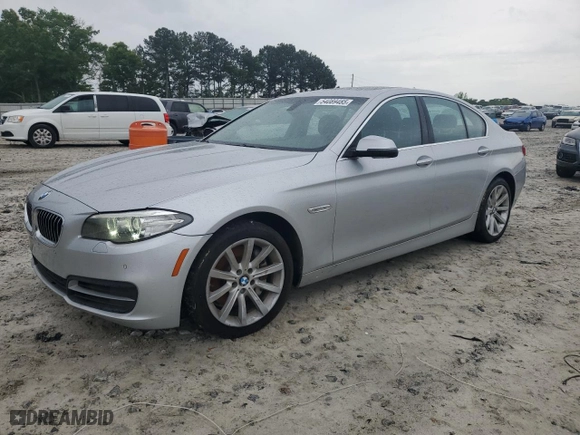 2014 BMW 5 Series 535i with VIN WBA5B1C59ED474829, listed as a Copart auction lot 54089485 with 202,433 mi miles and Clean Title. Bid and sale history available at carsss.com. Image 1.