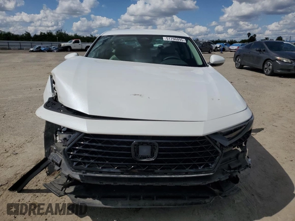 2024 Honda Accord LX z VIN 1HGCY1F25RA026638, wystawiony jako Copart lot #51796095 z przebiegiem 6 516 mil mil oraz Szkoda całkowita • Salvage title. Historia ofert i sprzedaży dostępna na DreamBid. Obrazek 5.