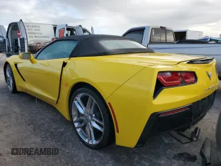 2018 Chevrolet Corvette 3LT with VIN 1G1YF3D70J5104401, listed as a Copart auction lot 76174614 with 0 mi miles and Non Repairable. Bid and sale history available at carsss.com. Image 2.