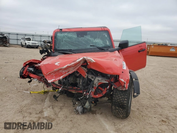 2023 Ford Bronco with VIN 1FMEE5DH5PLB84151, listed as a Copart auction lot 45160185 with 20,958 mi miles and Salvage Title. Bid and sale history available at DreamBid. Image 5.
