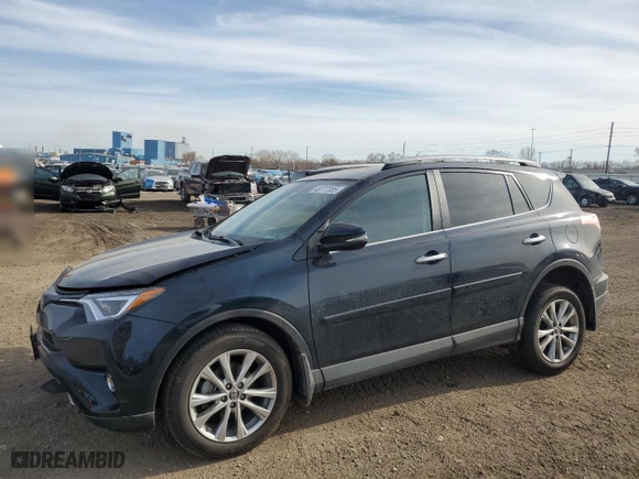 2018 Toyota RAV4 Limited with VIN 2T3DFREV8JW760652, listed as a Copart auction lot 48777085 with 66,049 mi miles and Salvage Title. Bid and sale history available at carsss.com. Image 1.