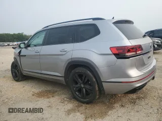 2023 Volkswagen Atlas SEL R-Line Black with VIN 1V2SR2CA1PC523727, listed as a Copart auction lot 58969365 with 27,169 mi miles and Salvage title. Bid and sale history available at DreamBid. Image 2.