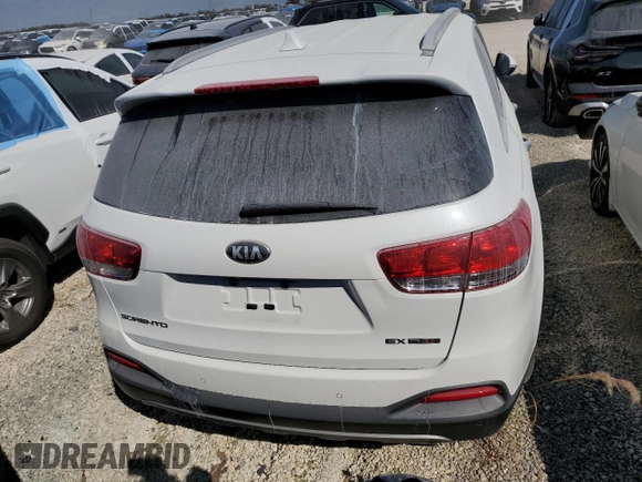 2018 Kia Sorento EX with VIN 5XYPH4A12JG404791, listed as a Copart auction lot 58248545 with Not provided miles and Non repairable. Bid and sale history available at DreamBid. Image 6.