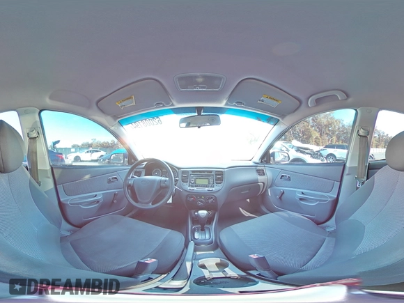 2009 Kia Rio LX with VIN KNADE223296515613, listed as a Copart auction lot 62008194 with 143,238 mi miles and Salvage Title. Bid and sale history available at carsss.com. Image 12.