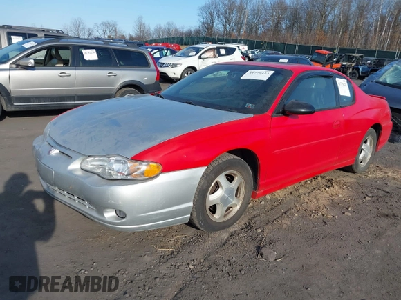 2001 Chevrolet Monte Carlo SS with VIN 2G1WX15K519162079, listed as a IAAI auction lot 41779423 with 140,017 mi miles. Bid and sale history available at carsss.com. Image 2.