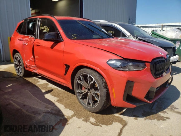 2023 BMW X3 M z VIN 5YM13EC0XP9R08389, wystawiony jako Copart lot #60077684 z przebiegiem 27 959 mil mil oraz Szkoda całkowita • Salvage title. Historia ofert i sprzedaży dostępna na DreamBid. Obrazek 4.