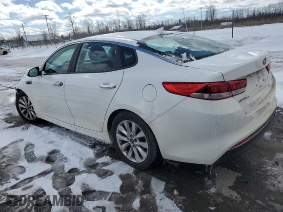 2017 Kia Optima LX z VIN 5XXGT4L39HG161010, wystawiony jako Copart lot #48116305 z przebiegiem 157 772 mil mil oraz Nie do naprawy • Non repairable. Historia ofert i sprzedaży dostępna na DreamBid. Obrazek 2.