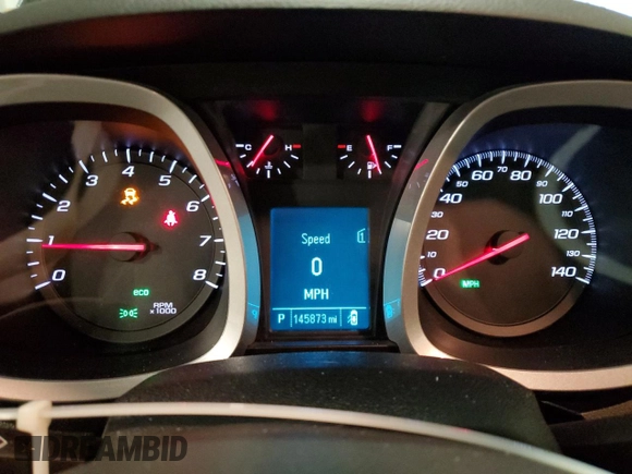 2012 Chevrolet Equinox LTZ with VIN 2GNFLGEK0C6112353, listed as a Copart auction lot 54118745 with 145,873 mi miles and Salvage Title. Bid and sale history available at DreamBid. Image 9.
