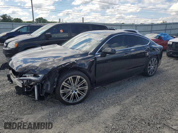 2012 Audi A7 Prestige with VIN WAU2GAFC1CN069845, listed as a Copart auction lot 55903315 with 79,485 mi miles and Salvage title. Bid and sale history available at DreamBid. Image 1.
